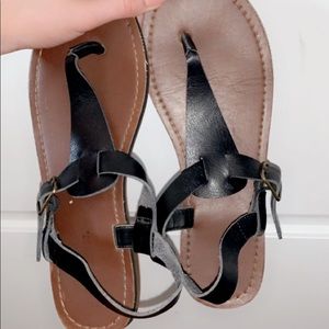 Black sandals